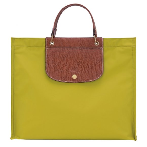 Longchamp |Cabas L Tote Bag Kiwigrün – Canvas |Kiwigrün