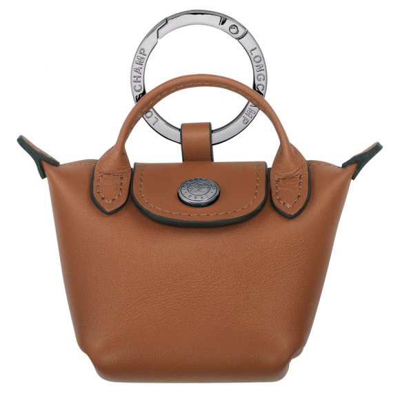 Longchamp |Le Pliage Xtra Airpods-Hülle Cognac – Leder |Cognac