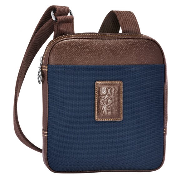 Longchamp |Boxford XS Umhängetasche Blau – Recyceltes Canvas |Blau