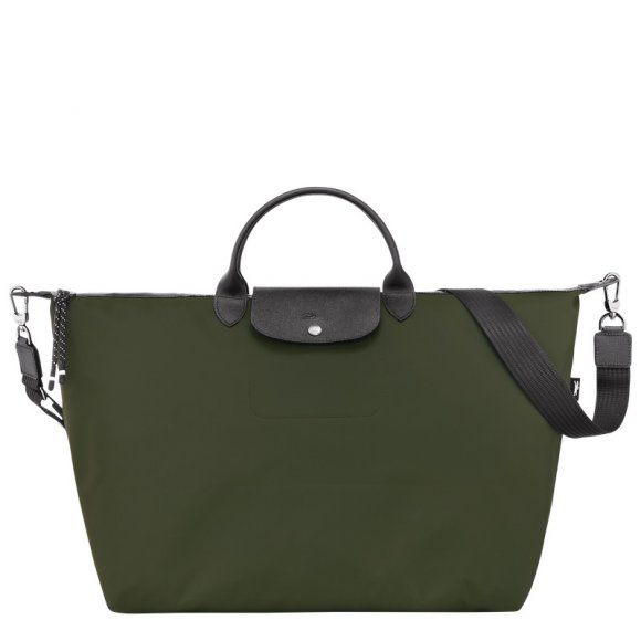Longchamp |Le Pliage Energy L Reisetasche, Khaki – Recyceltes Canvas |Khaki