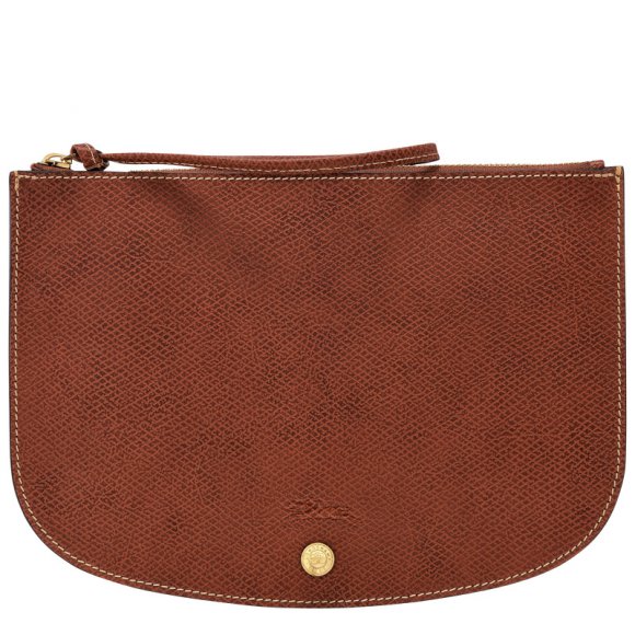 Longchamp |Pure Beutel Braun – Leder |Braun