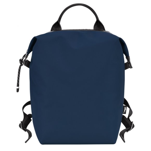 Longchamp |Le Pliage Energy L Rucksack, Marineblau – Recyceltes Canvas |Marineblau