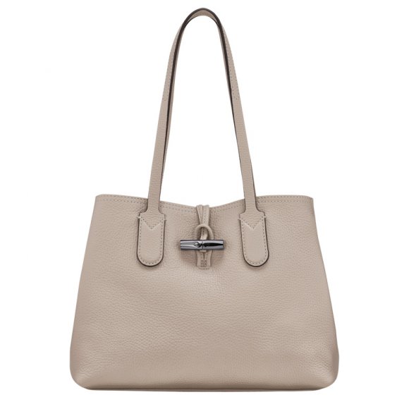 Longchamp |Le Roseau Essential M Tragetasche, Ton – Leder |Ton
