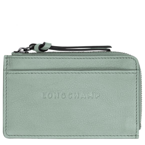 Longchamp |3D-Kartenetui Vervain – Leder |Eisenkraut