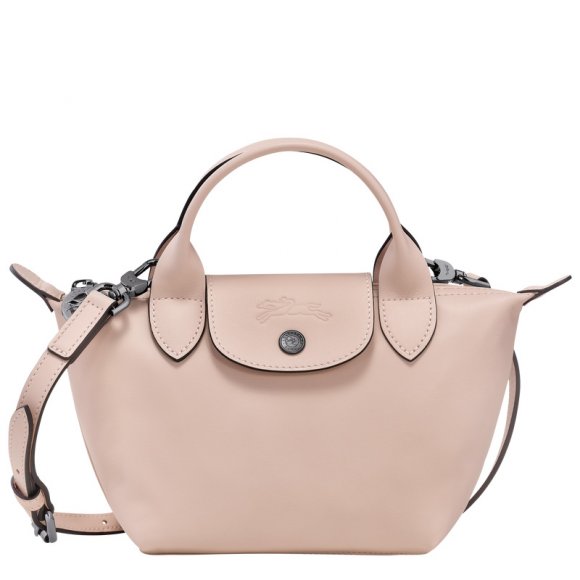 Longchamp |Le Pliage Xtra XS Handtasche Nude – Leder |Nude