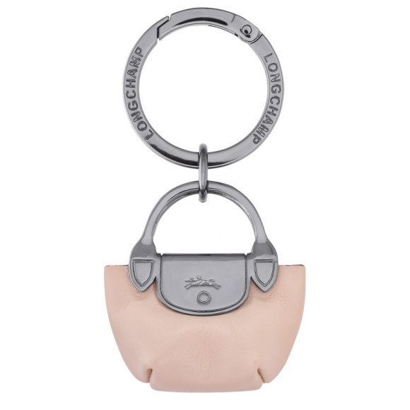 Longchamp |Le Pliage Xtra Schlüsselanhänger Nude – Leder |Nude