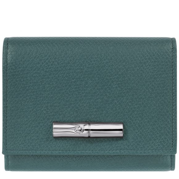 Longchamp |Le Roseau Geldbörse Cedar – Leder |Cedar