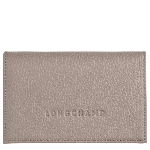 Longchamp |Le Foulonn Kartenetui Turteltaube – Leder |Turteltaube