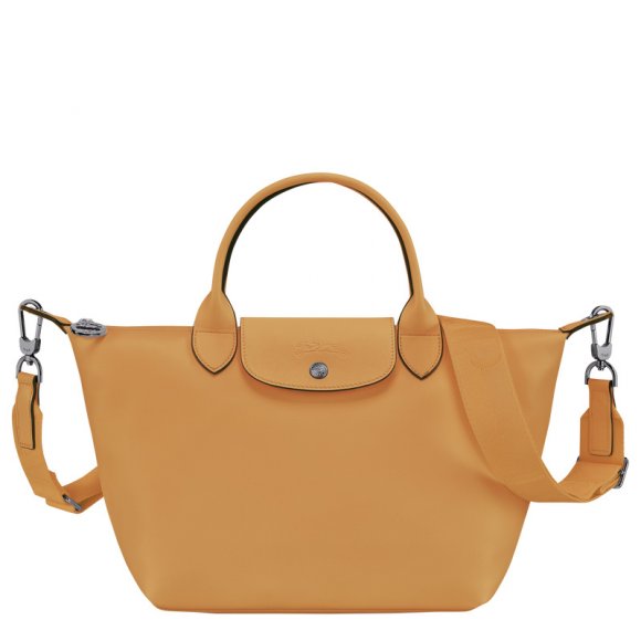 Longchamp |Le Pliage Xtra S Handtasche, Honigbraun – Leder |Honigfarben