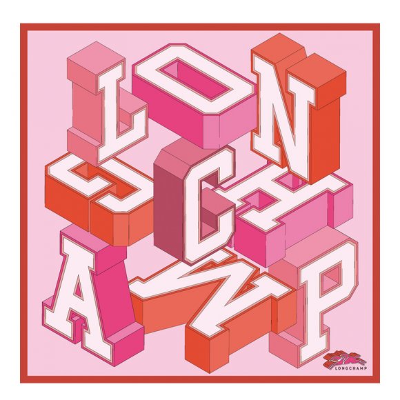 Longchamp |University Seidenschal 70 Ballerina – SONSTIGES |Ballerina