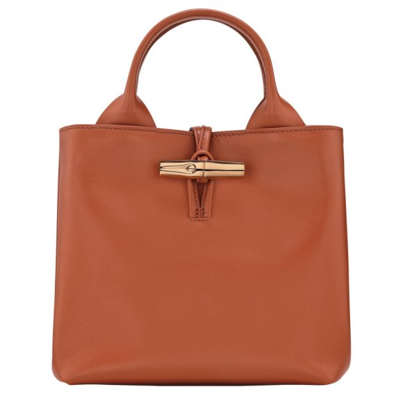 Longchamp |Le Roseau S Handtasche, Rinde – Leder |Rinde