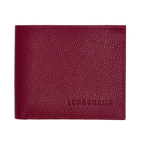 Longchamp |Le Foulonn Geldbörse Beetroot – Leder |Beetroot Longchamp |Le Foulonn Geldbörse Beetroot – Leder |Beetroot