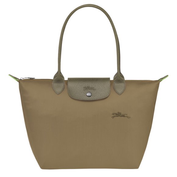 Longchamp |Le Pliage Grüne M Tragetasche Artischocke – Recyceltes Canvas |Artischocke