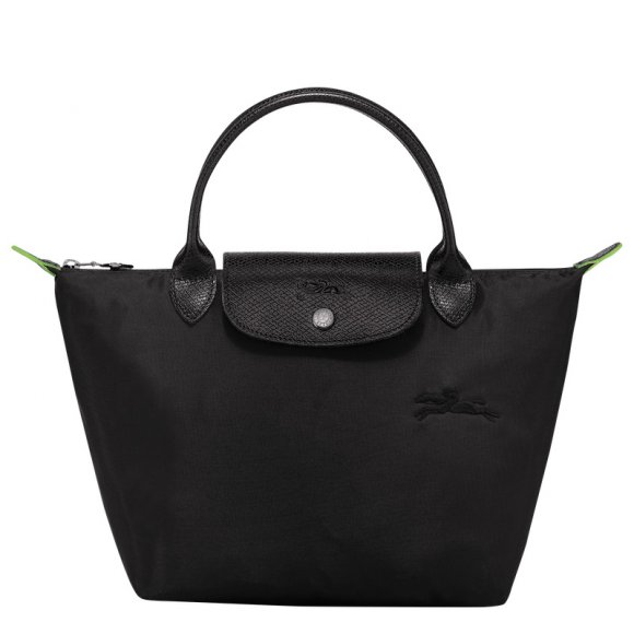 Longchamp |Le Pliage Green S Handtasche Schwarz – Recycelter Canvas |Schwarz
