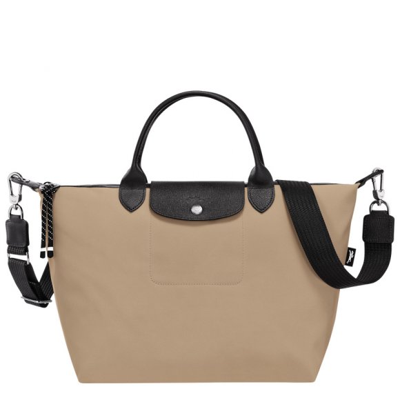 Longchamp |Le Pliage Energy L Handtasche, Ton – Recyceltes Canvas |Clay