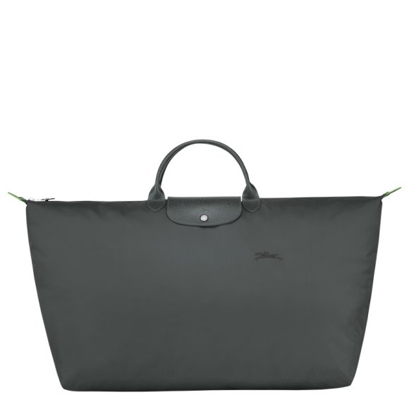 Longchamp |Le Pliage Grüne XL Reisetasche Graphit – Recyceltes Canvas |Graphit