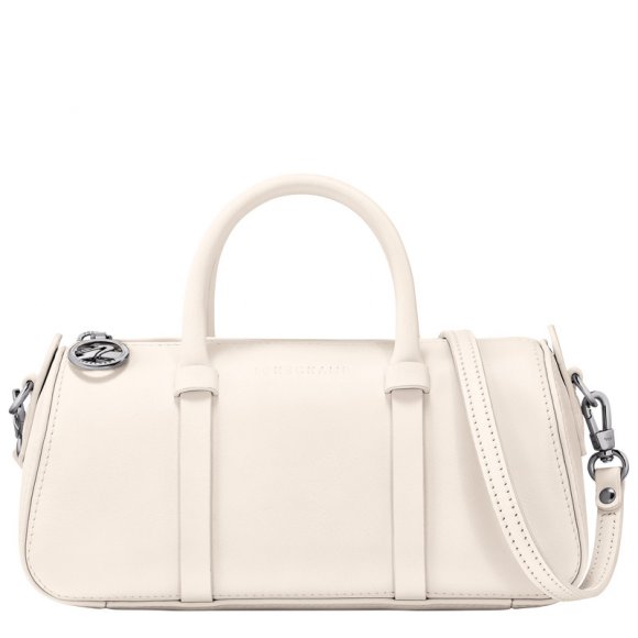 Longchamp |Daylong S Handtasche, Ecru – Leder |Ecru