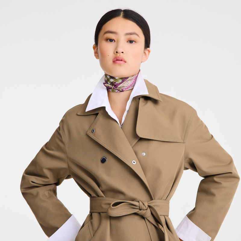 Longchamp |Seidenschal „The Bucolic Escapade\" 50 Artischocke – SONSTIGES |Artischocke