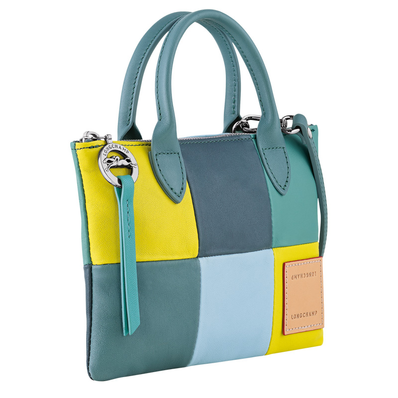 Longchamp |Re-play XS Handtasche Eukalyptus – Leder |Eukalyptus