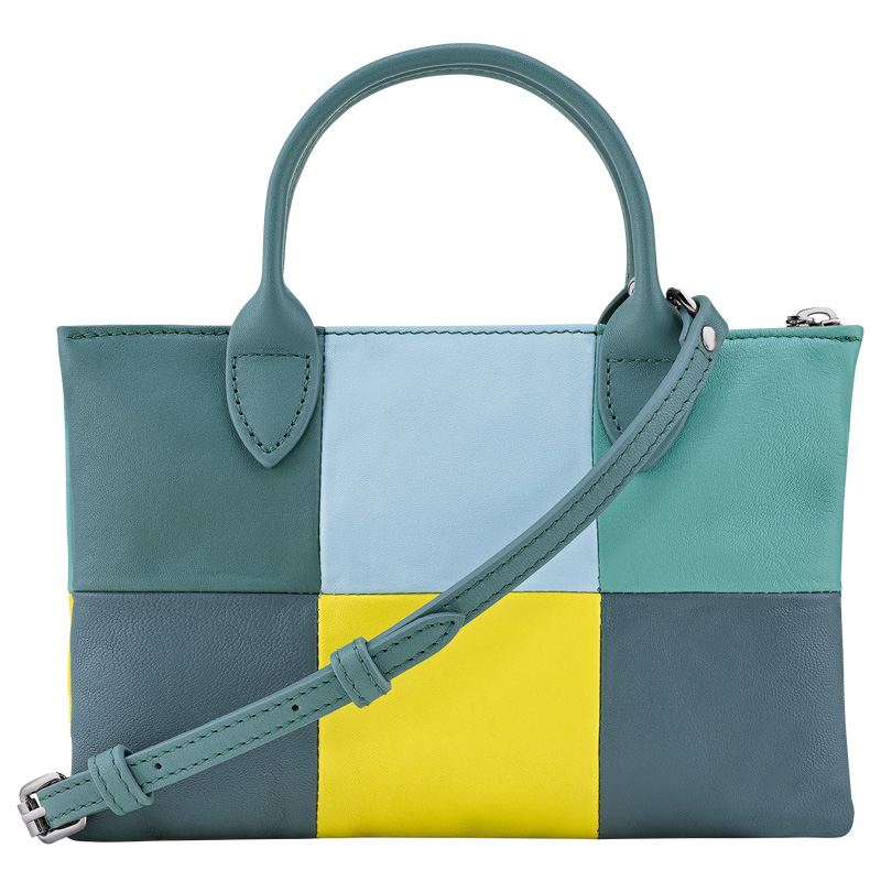 Longchamp |Re-play XS Handtasche Eukalyptus – Leder |Eukalyptus