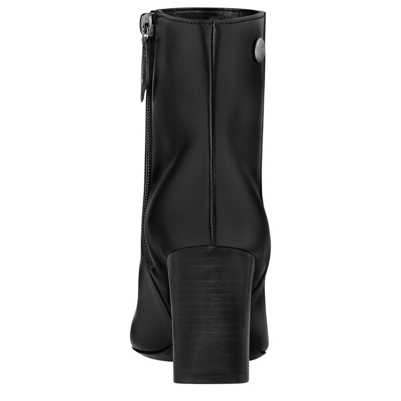 Longchamp |Epure Stiefel Schwarz – Leder |Schwarz