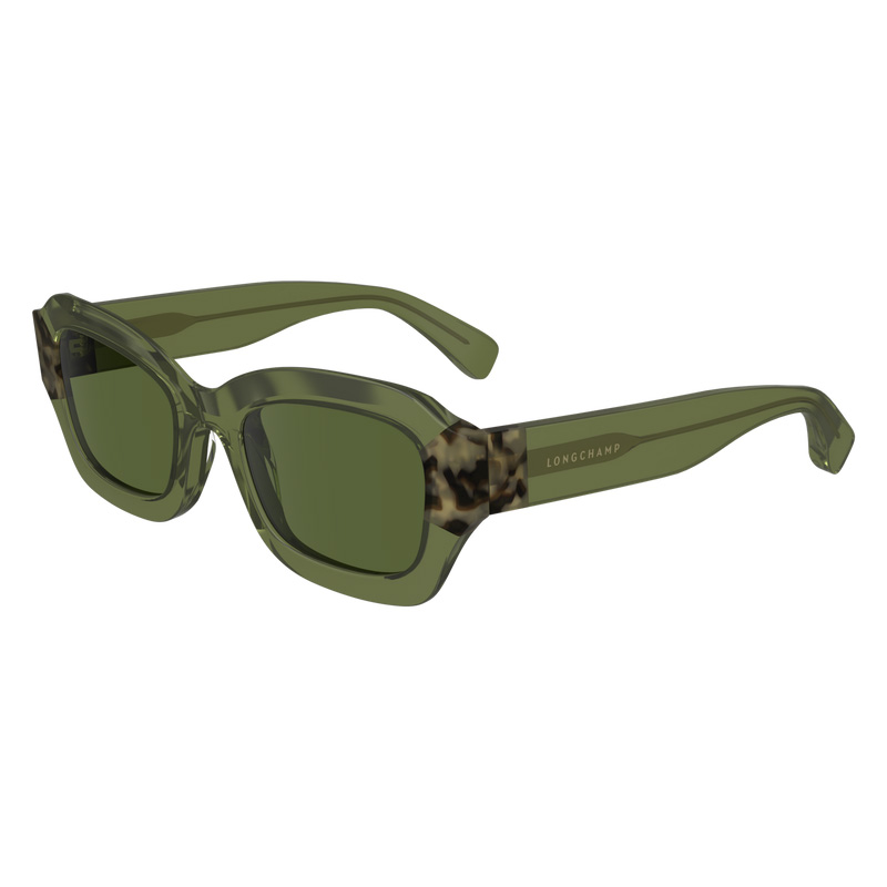 Longchamp |Sonnenbrille Khaki Havana – Acetat |Khaki Havana