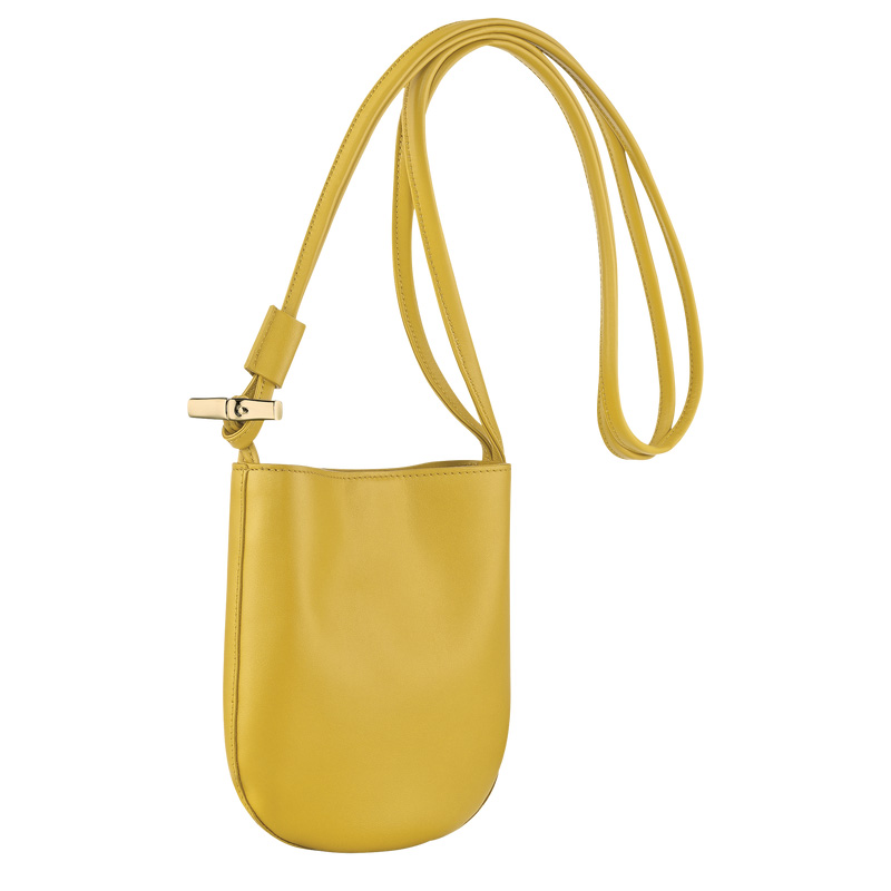 Longchamp |Le Roseau S Umhängetasche Ginger – Leder |Ginger