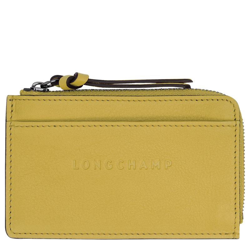 Longchamp |3D Kartenetui Ingwer – Leder |Ingwer