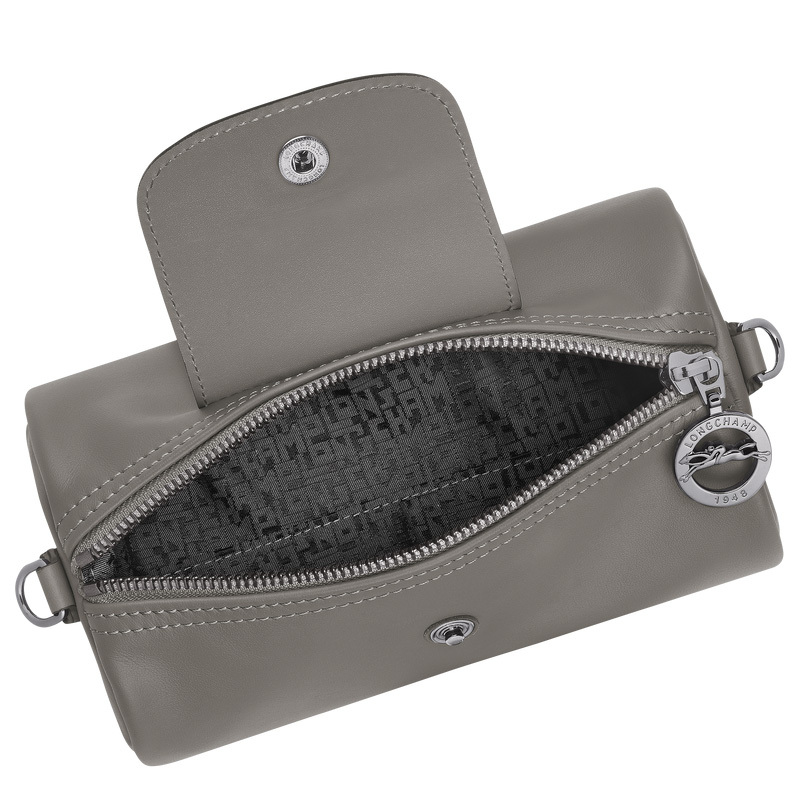 Longchamp |Le Pliage Xtra XS Umhängetasche Turtledove - Leder |Turteltaube