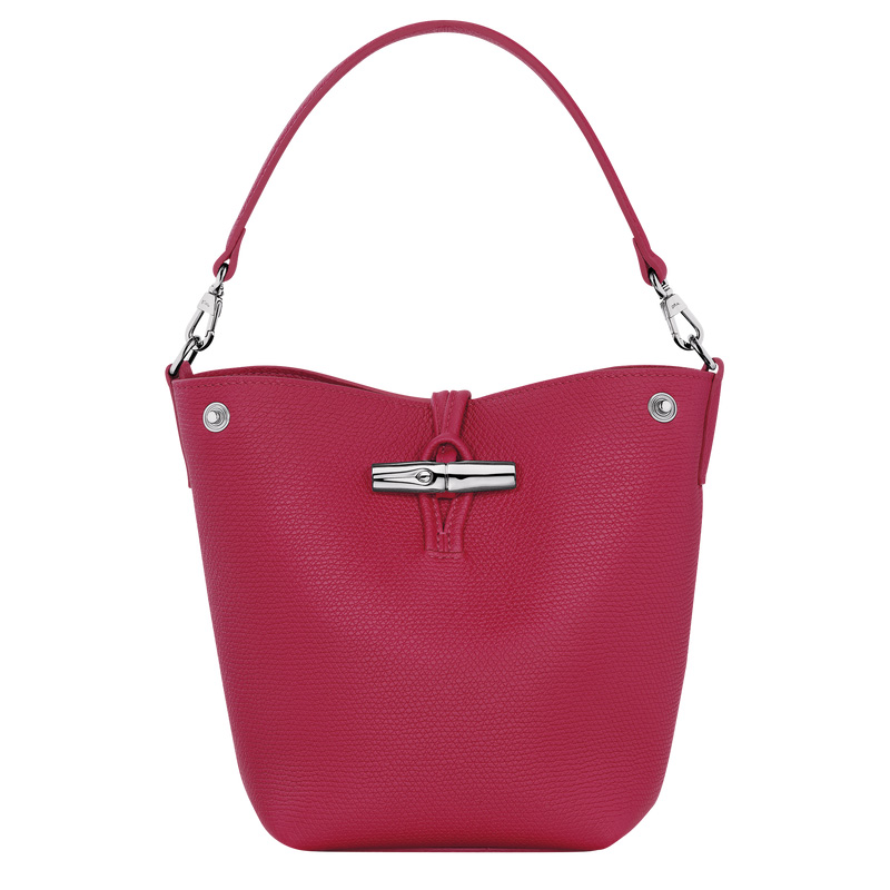 Longchamp |Le Roseau XS Beuteltasche, Beetroot – Leder |Beetroot