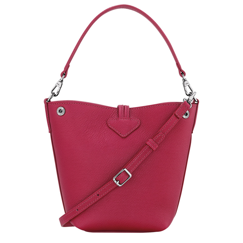 Longchamp |Le Roseau XS Beuteltasche, Beetroot – Leder |Beetroot