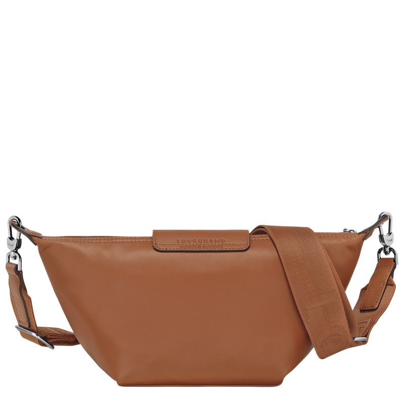 Longchamp |Le Pliage Xtra XS Umhängetasche Cognac – Leder |Cognac