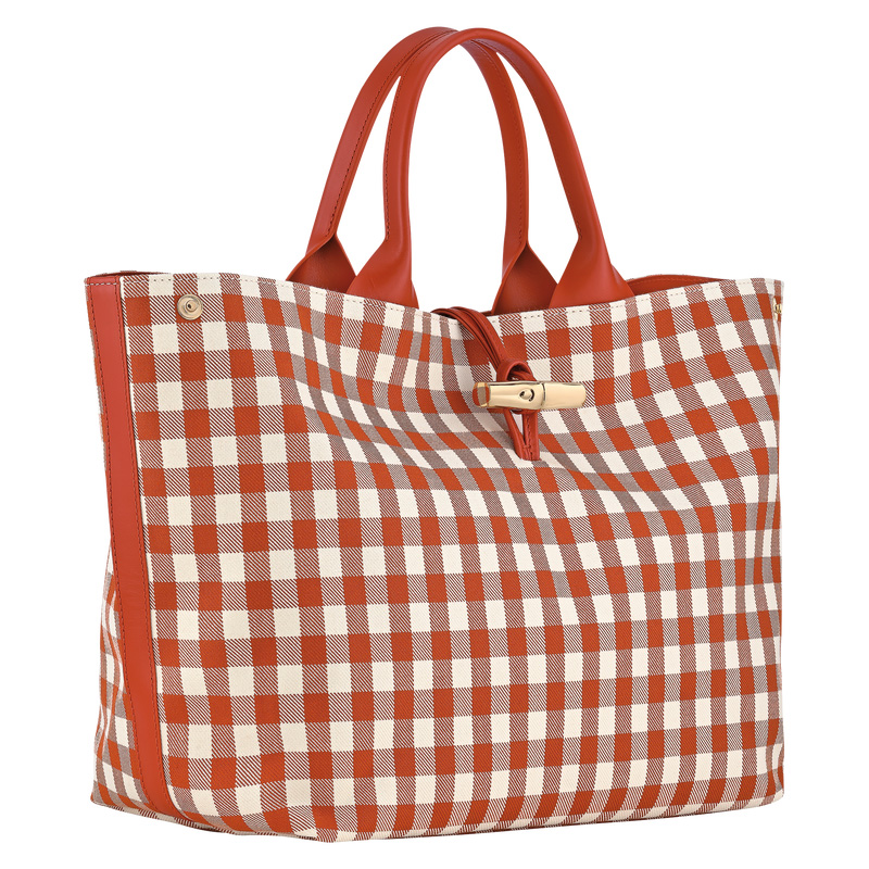 Longchamp |Le Roseau L Handtasche Rinde - Canvas |Rinde