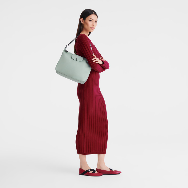 Longchamp |Le Pliage Xtra M Hobo-Tasche, Eisenkraut – Leder |Eisenkraut Longchamp |Le Pliage Xtra M Hobo-Tasche, Eisenkraut – Leder |Eisenkraut