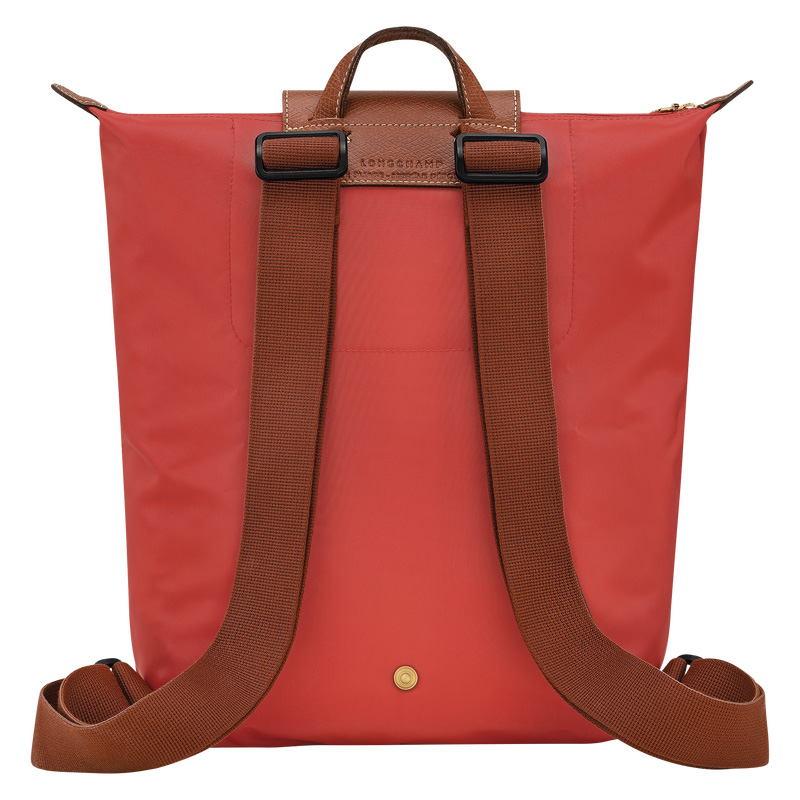 Longchamp |Le Pliage Original M Rucksack Tomate – Canvas |Tomate