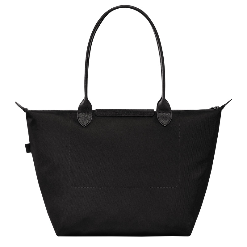 Longchamp |Le Pliage Energy L Tragetasche Schwarz – Recycelter Canvas |Schwarz