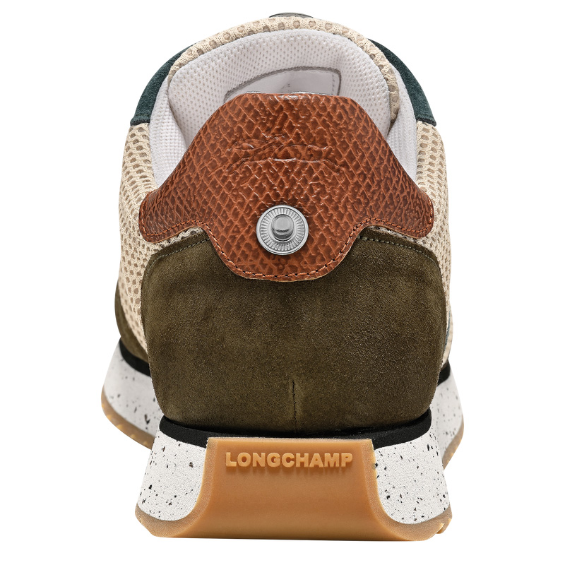 Longchamp |Le Pliage Grüne Sneakers Zeder - Leder |Zeder