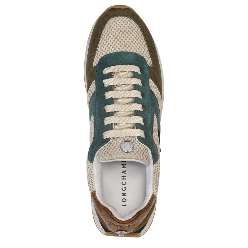 Longchamp |Le Pliage Grüne Sneakers Zeder - Leder |Zeder