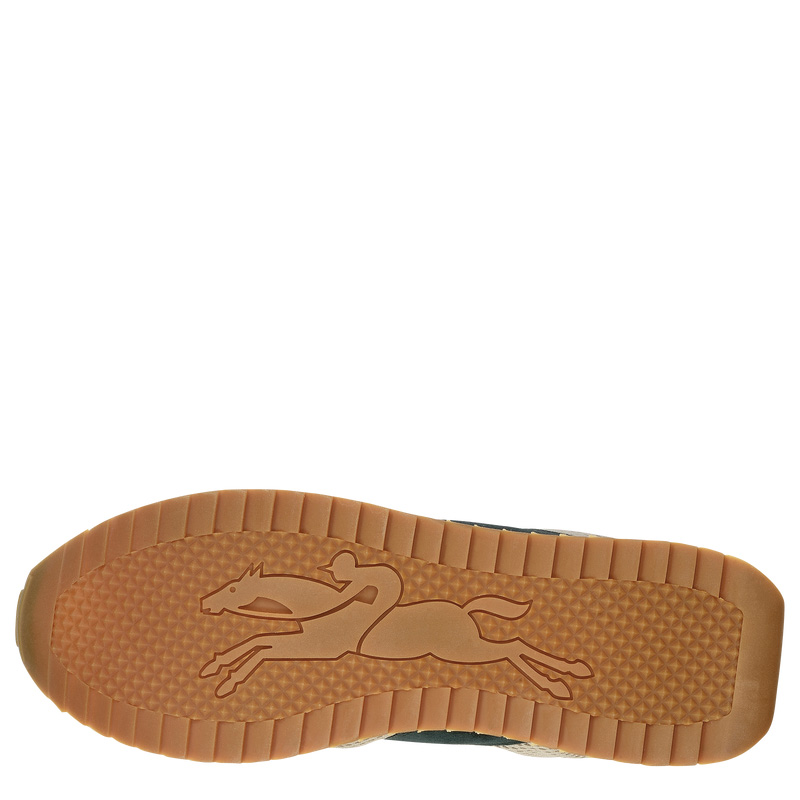 Longchamp |Le Pliage Grüne Sneakers Zeder - Leder |Zeder