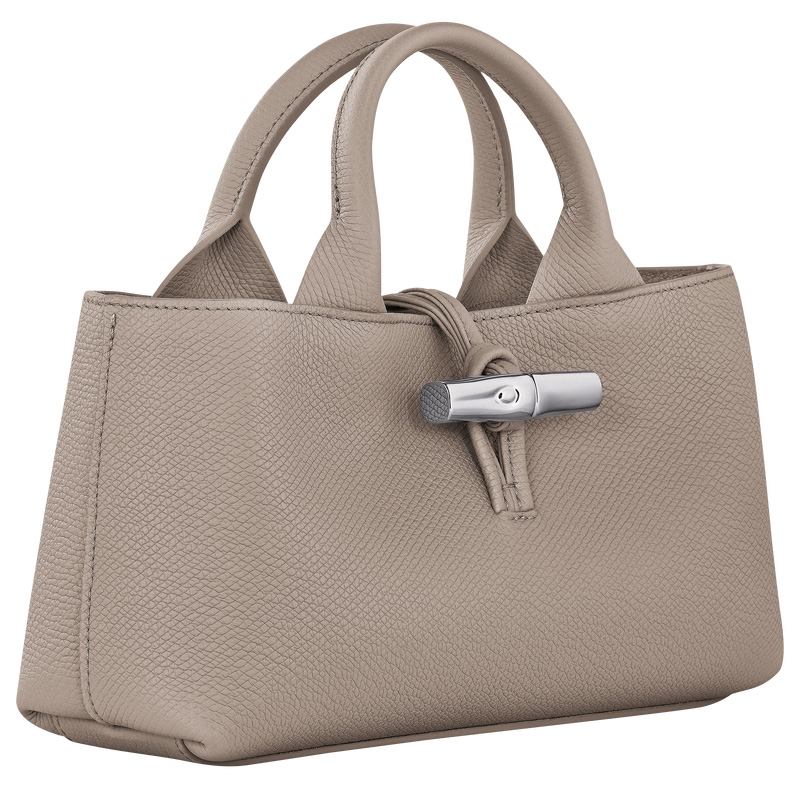 Longchamp |Le Roseau S Handtasche, Ton – Leder |Clay