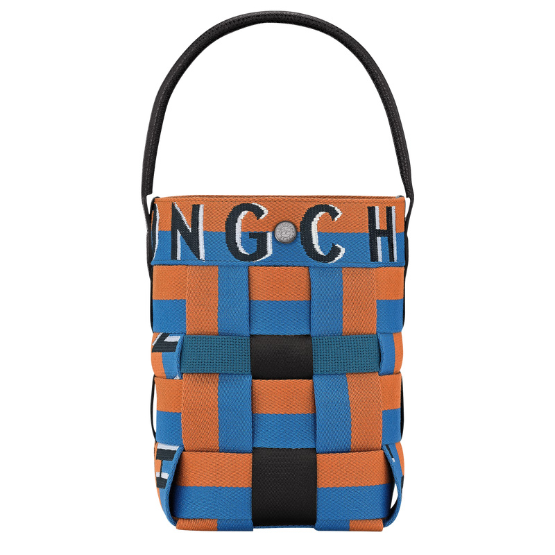 Longchamp |Re-Play XS Beuteltasche Zeder/Walnuss – Canvas |Zeder/Walnuss