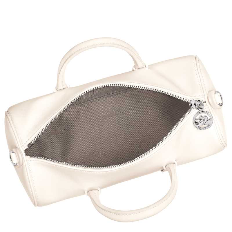 Longchamp |Daylong M Handtasche Ecru – Leder |Ecru