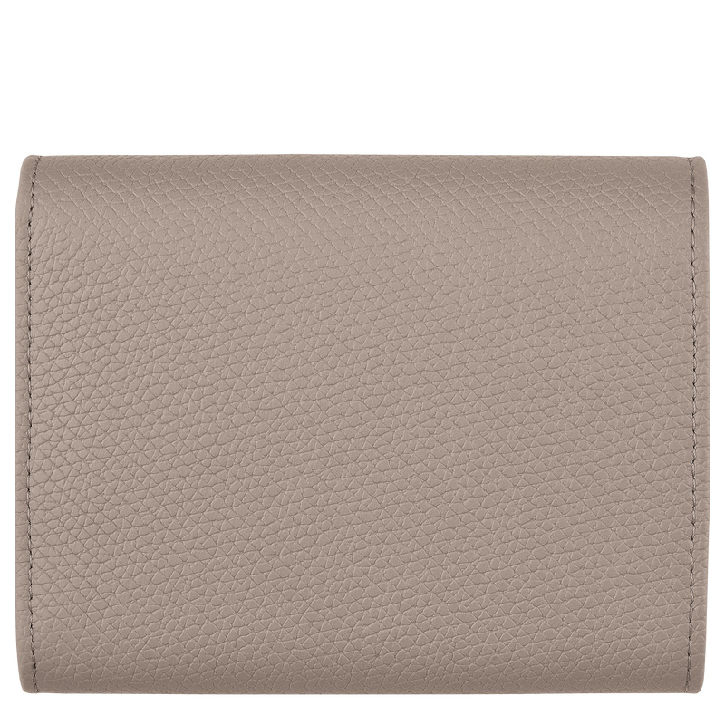 Longchamp |Le Roseau Geldbörse Clay – Leder |Tonfarben