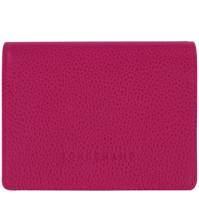 Longchamp |Le Foulonn Geldbörse Beetroot – Leder |Beetroot