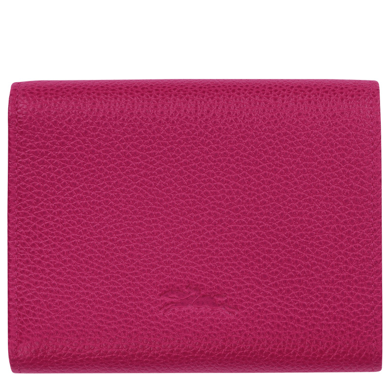 Longchamp |Le Foulonn Geldbörse Beetroot – Leder |Beetroot