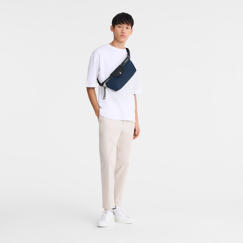 Longchamp |Le Pliage Energy M Gürteltasche Marineblau – Canvas |Marineblau