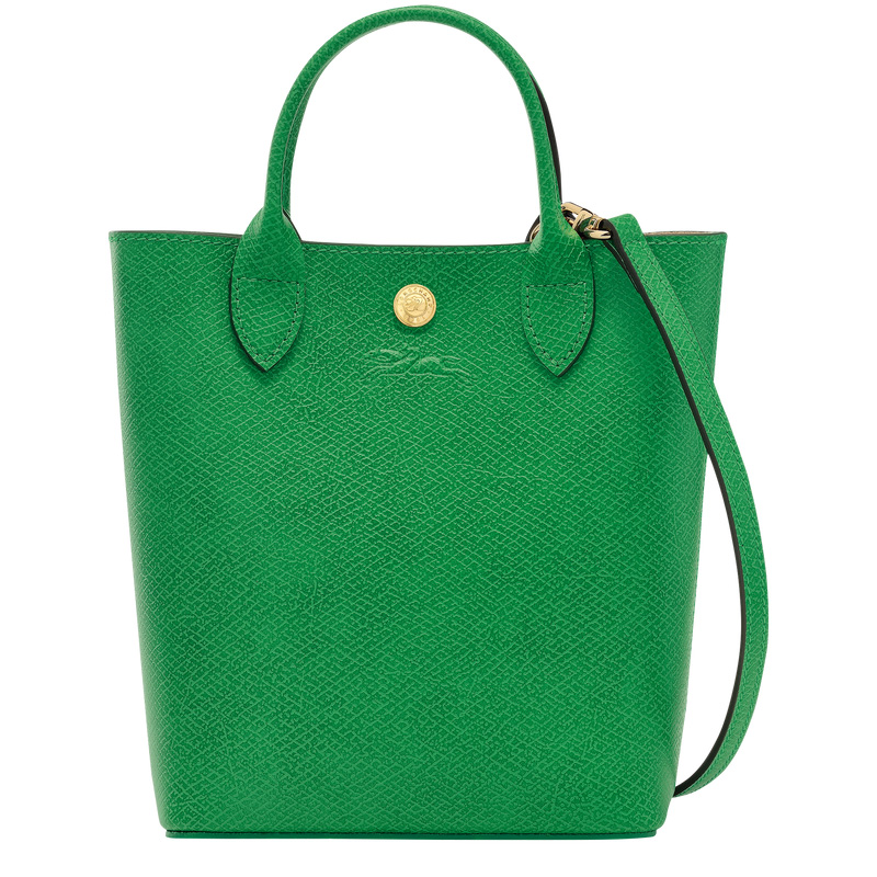 Longchamp |Pure XS Tote Bag, Grün – Leder |Grün
