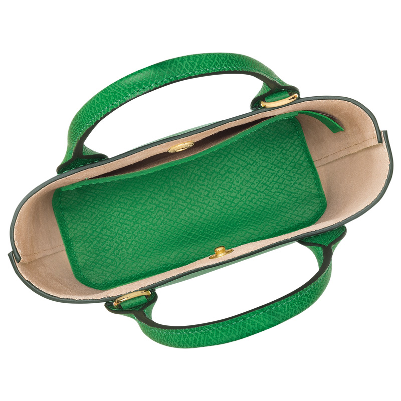 Longchamp |Pure XS Tote Bag, Grün – Leder |Grün