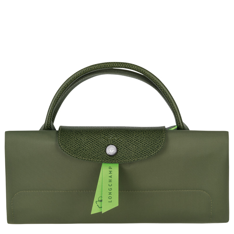 Longchamp |Le Pliage Grüne XL Reisetasche, Waldgrün – Recyceltes Canvas |Waldgrün