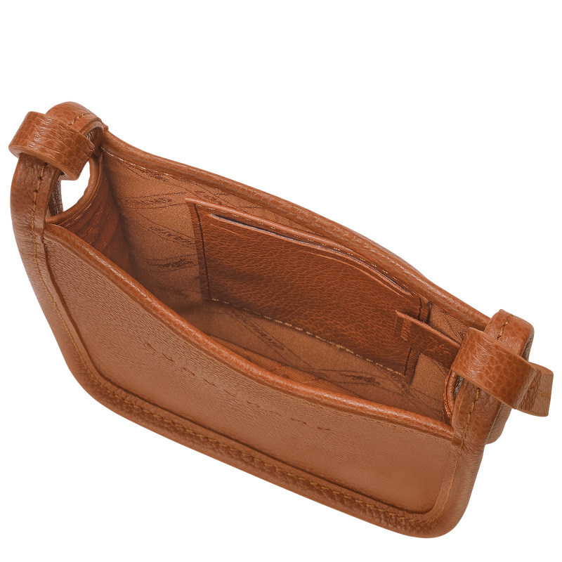 Longchamp |Le Foulonn Handyhülle Karamell – Leder |Karamell